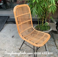 4 Ghế mây cafe chân sắt