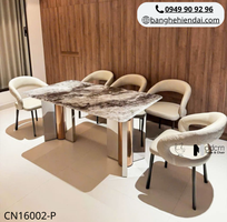Ghế ăn nhà hàng nệm da PU nhập khẩu CN16002-P tại HCM