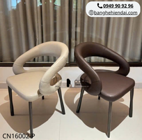 1 Ghế ăn nhà hàng nệm da PU nhập khẩu CN16002-P tại HCM