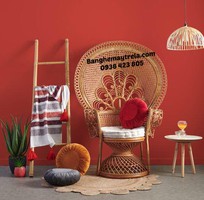 5 Ghế đuôi công mây tự nhiên decor chụp hình