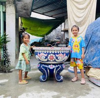 5 Cơ sở chậu hoa Thế Sơn - chậu hoa dán sành sứ - chậu khảm sành - cẩn miễng