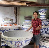 7 Cơ sở chậu hoa Thế Sơn - chậu hoa dán sành sứ - chậu khảm sành - cẩn miễng