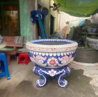 13 Chậu khảm miểng chén , cẩn sành sứ thủ công mỹ nghệ
