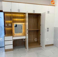 2 Tủ Quần Áo Gỗ Công Nghiệp Kết Hợp Bàn Trang Điểm
