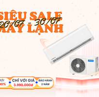 HOT SALE 20/7 - 30/7 - Mua máy lạnh mới 100 chỉ cần 3.990k, bao công lắp đặt nội thành HCM