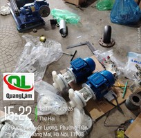 1 Máy bơm hóa chất 32FV-11D vật liệu PVDF bơm được H2SO4 nồng độ 98  bomhoachat