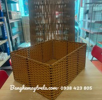 4 Khay để đồ chữ nhật mây nhựa