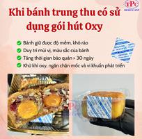 Khi bánh trung thu dùng gói hút oxy để chống mốc