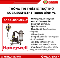 Bộ Thở SCBA T8000 Type II   hiệu suất cao cho công tác PCCC  
