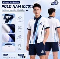 Áo PoLo Cầu Lông Chạm Cầu