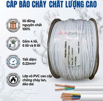1 Cáp Tín Hiệu Báo Cháy Altek Kabel 4C x 0.22mm  Tại Hà Nội