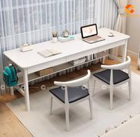 Bàn Làm Việc 2 Người Gỗ Tự Nhiên Hiện Đại Rất Được Ưa Chuộng