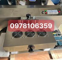 1 Máy ép màng siu tự động, máy dán màng nhôm trên nắp chai, lọ nhựa, máy ép siu trên miệng chai