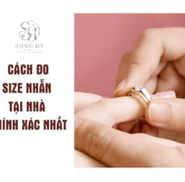 Cách đo size nhẫn đôi bạc chuẩn xác ngay tại nhà