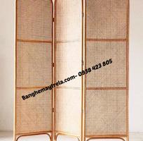 3 Bình phong mây tự nhiên lưới mắt cáo
