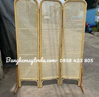 6 Bình phong mây tự nhiên lưới mắt cáo