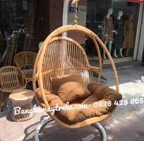 1 Ghế xích đu mây tự nhiên treo ban công