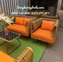 3 Bàn ghế sofa mây nhựa tổ yến