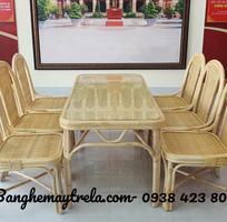 Ghế ăn mây tre đan