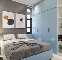 2 Combo Giường Tủ Phòng Ngủ Gỗ Công Nghiệp MDF Màu Xanh Độc Đáo