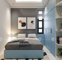 1 Combo Giường Tủ Phòng Ngủ Gỗ Công Nghiệp MDF Màu Xanh Độc Đáo