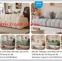 11 Sofa đẹp phòng khách - sofa lông cừu mềm mại