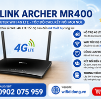 Bộ phát WiFi 4G TP-Link MR400 siêu tốc