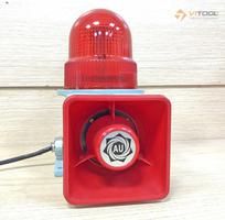 Đèn cảnh báo   còi điện tử Segibiz AUCS-R125 series, kiểu xoay, đèn sợi đốt