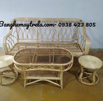 6 Bàn ghế mây tự nhiên cho phòng khách nhỏ