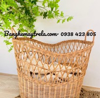 3 Sọt đựng đồ mây tự nhiên hình oval
