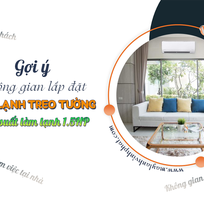 Gợi ý không gian lắp đặt Điều hòa treo tường công suất làm lạnh 1.5HP