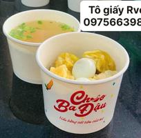 Tô giấy đựng bún phở giá rẻ, an toàn