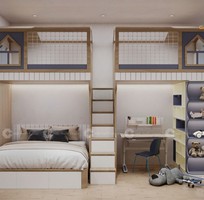 2 Giường Tầng Gỗ MDF Đa Năng Cho Phòng Ngủ Của Bé