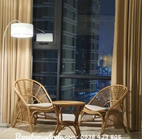 Bàn ghế mây uống trà