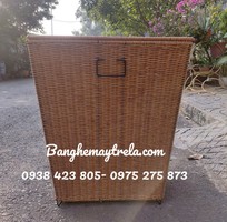 Giỏ vuông mây nhựa tròn