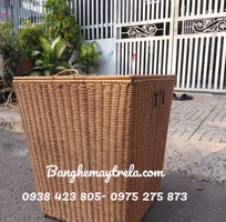 2 Giỏ vuông mây nhựa tròn