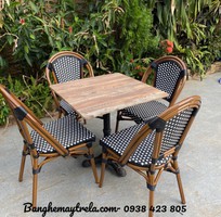 Ghế cafe khung nhôm
