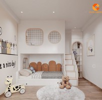 1 Giường Tầng Gỗ Công Nghiệp Hiện Đại Cho Bé