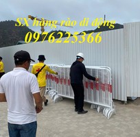 1 Hàng rào sắt di động