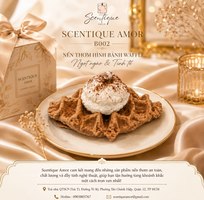 Nến Thơm Tạo Hình Bánh Waffle B002