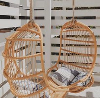 1 Ghế xích đu đơn mây tre