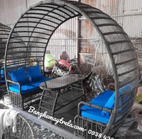1 Ghế mây nhựa ngoài trời