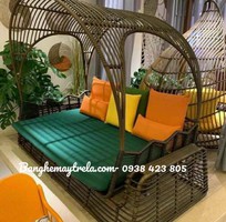 2 Ghế mây nhựa ngoài trời