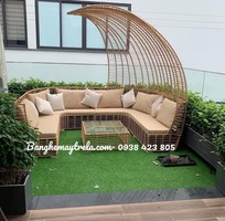 6 Ghế mây nhựa ngoài trời