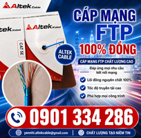 Cáp Mạng Cat5e   Cat6 FTP ALTEK KABEL Đồng 100