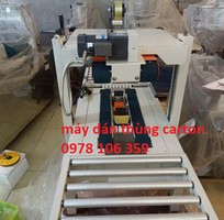 2 Máy dán thùng, máy dán băng dính thùng, máy dán thùng mặt trên mặt dưới