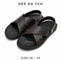14 Dép da thật cho nam - nguồn hàng tận xưởng