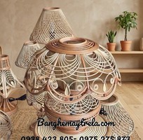 3 Đèn ngủ để bàn mây tre