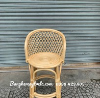 7 Ghế quầy bar cao mây tre