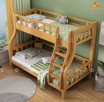 Giường Tầng Gỗ Tự Nhiên Chắc Chắn Cho Bé